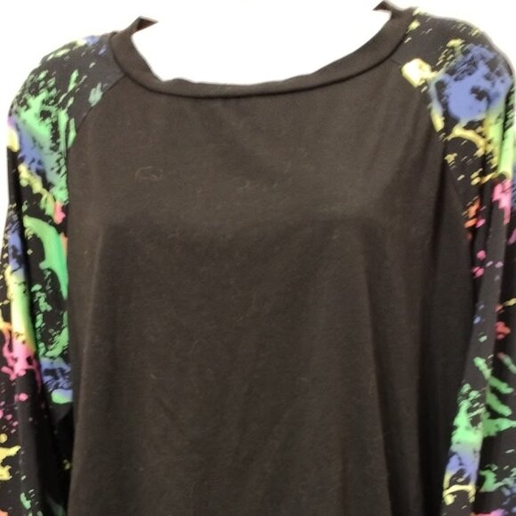 Colorful Splatter Sleeve Women's Top by Shein Curve - Size 2X - Picture 2 of 11